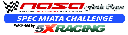 5X Racing: Sponsor of the 2010 NASA Florida Spec Miata Challenge