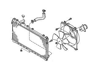 Mazda Miata NB OEM Parts - NB Miata Cooling System