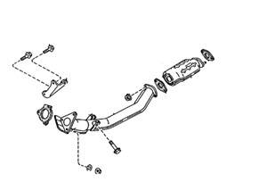 Mazda Miata NB OEM Parts - NB Miata Exhaust System