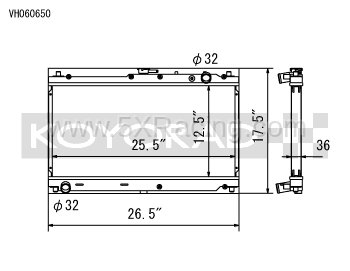 Koyorad Racing Aluminum Radiator for 99-05 NB Mazda Miata