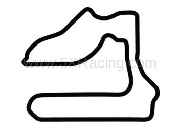 5X Racing - Sebring International Raceway Track Map Decal