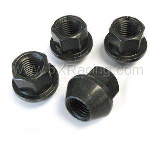 5x Racing Black 12 X 1 5 17mm Lug Nuts