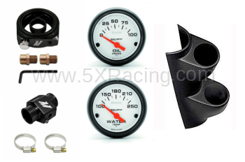 5X Racing - 5X Racing Miata Oil Pressure and Water Temp Gauge Kits