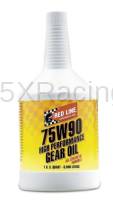 Red Line Synthetic Oil - Red Line 75W90 GL-5 Gear Oil - 1 quart