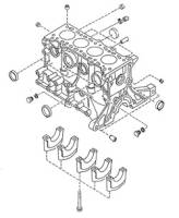 Mazda Miata NA OEM Parts - NA Miata Engine and Accessory Drive - NA Miata Engine Block and Rotating Assembly