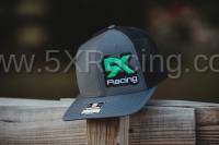5X Racing Trucker Hat charcoal/black/full color
