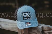 5X Racing Trucker Hat heather/black/blackout centered
