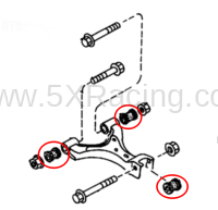 OEM Mazda 90-05 Miata Rear Upper Control Arm Bushing