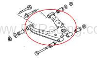 OEM Mazda Miata Rear Lower Control Arm assembly