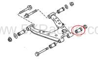 Mazda OEM 90-05 Miata Rear Lower Control Arm Bushing - Outer Rear