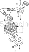 Mazda OEM Parts and Accessories - 90-93 Miata Intake Duct OEM (B61P-13-221B) - Image 2