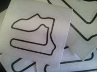 Track Map Decals